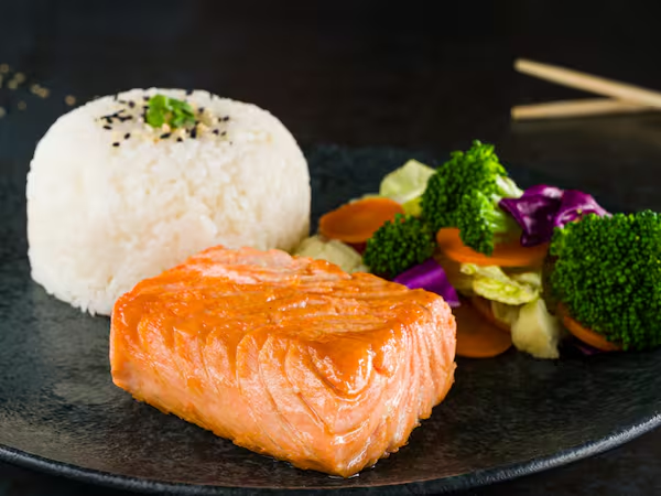 Teppanyaki de Salmão
